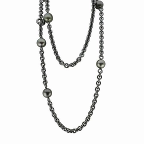 Schoeffel Catwalk Sterling Silver Pearl Necklace