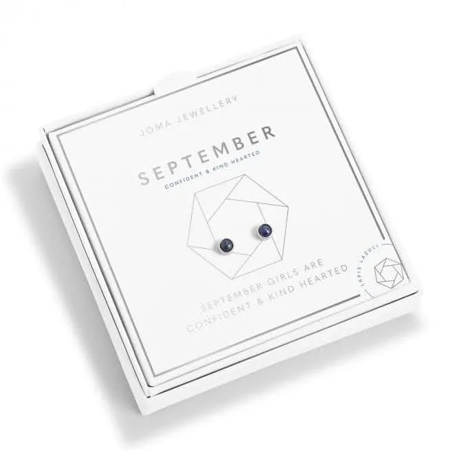 September Birthstone Boxed Earrings 5536