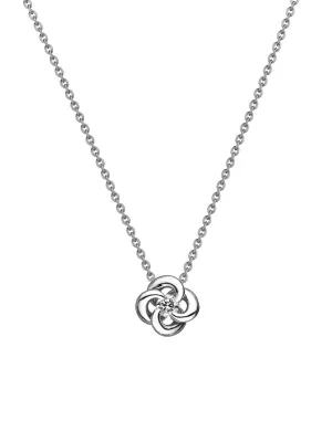 Shaun Leane Entwined 18ct White Gold Diamond Petal Flower Necklace