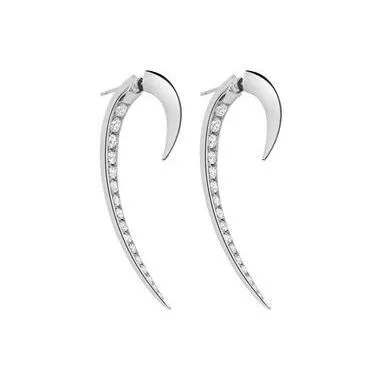 Shaun Leane Hook 18ct White Gold 0.82ct Diamond Earrings