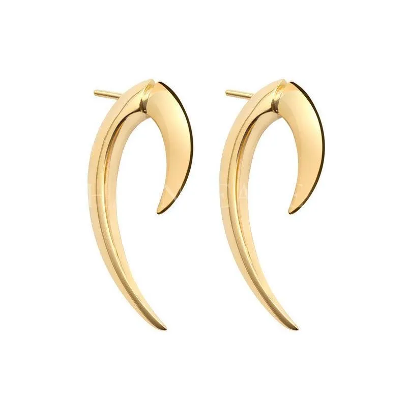 Shaun Leane Hook 18ct Yellow Gold Earrings