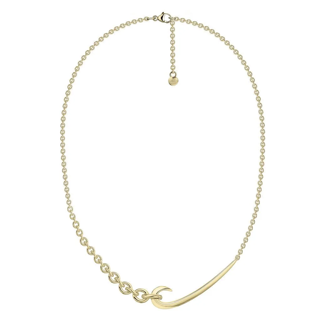 Shaun Leane Hook 18ct Yellow Gold Plated Sterling Silver Chain Choker Necklace