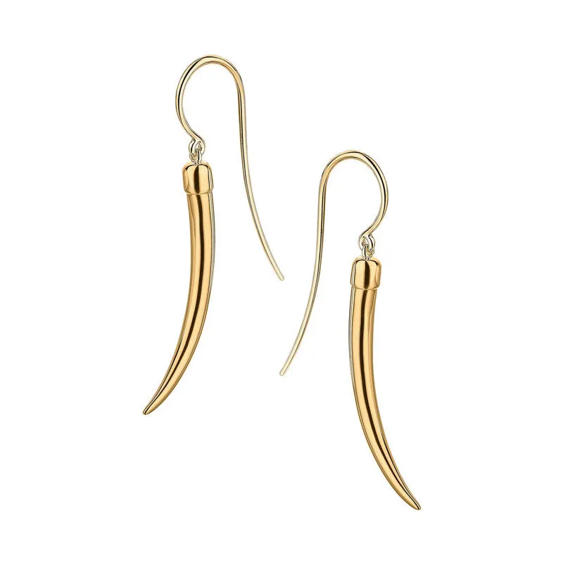 Shaun Leane No. 1 18ct Yellow Gold Plated Sterling Silver Small Drop Earrings