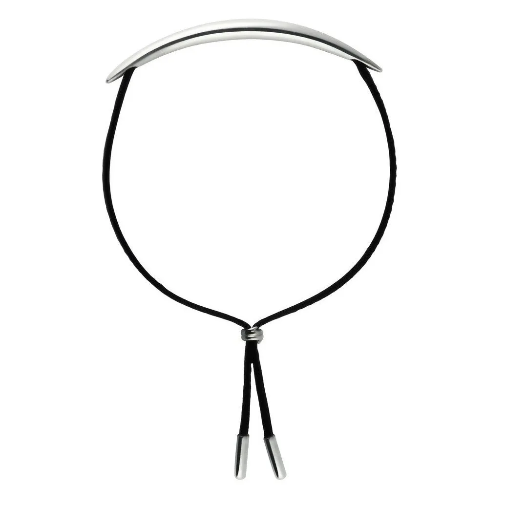 Shaun Leane Quill Sterling Silver Leather Bracelet