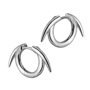 Shaun Leane Quill Sterling Silver Thorn Hoop Earrings