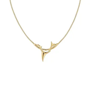 Shaun Leane Rose Thorn 18ct Yellow Gold Plated Sterling Silver Branch Pendant