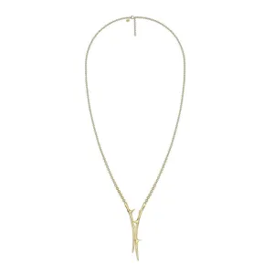 Shaun Leane Rose Thorn 18ct Yellow Gold Plated Sterling Silver Drop Lariat Necklace