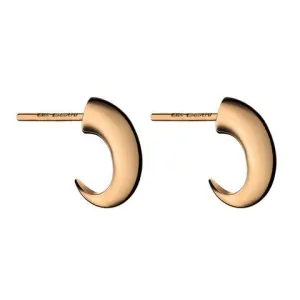 Shaun Leane Sabre 18ct Rose Gold Plated Sterling Silver Small Cat Claw Hoop Earrings D