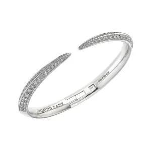 Shaun Leane Sabre 18ct White Gold 3.05ct Diamond Medium Bangle
