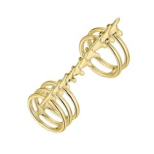 Shaun Leane Serpent Trace 18ct Yellow Gold Plated Sterling Silver Long Finger Ring