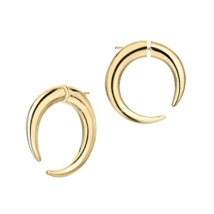 Shaun Leane Talon 18ct Yellow Gold Plated Sterling Silver Large Hoop Earrings