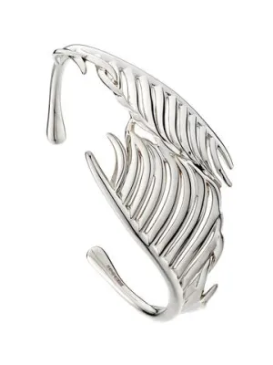 Shaun Leane White Feather Sterling Silver Cuff