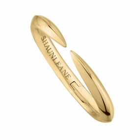 Shaun Leane Arc 18ct Yellow Gold Plated Sterling Silver Cuff