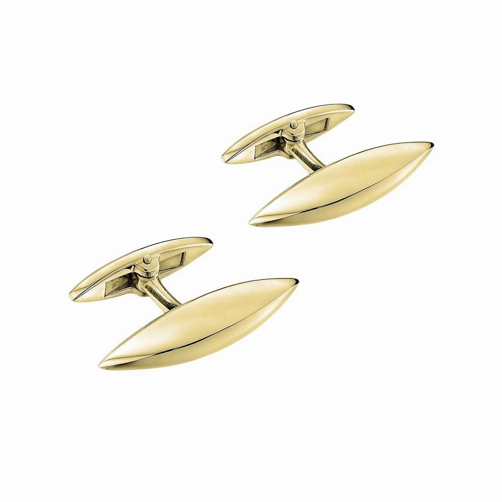 Shaun Leane Arc 18ct Yellow Gold Plated Vermeil Silver Cufflinks D