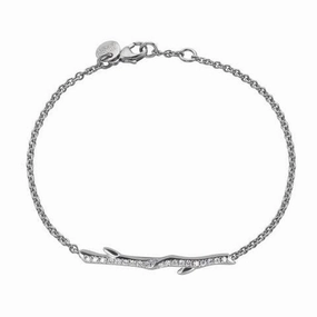 Shaun Leane Cherry Blossom Sterling Silver Diamond Branch Bracelet