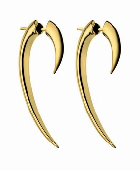 Shaun Leane Hook 18ct Yellow Gold Plated Sterling Silver Size 1 Earrings