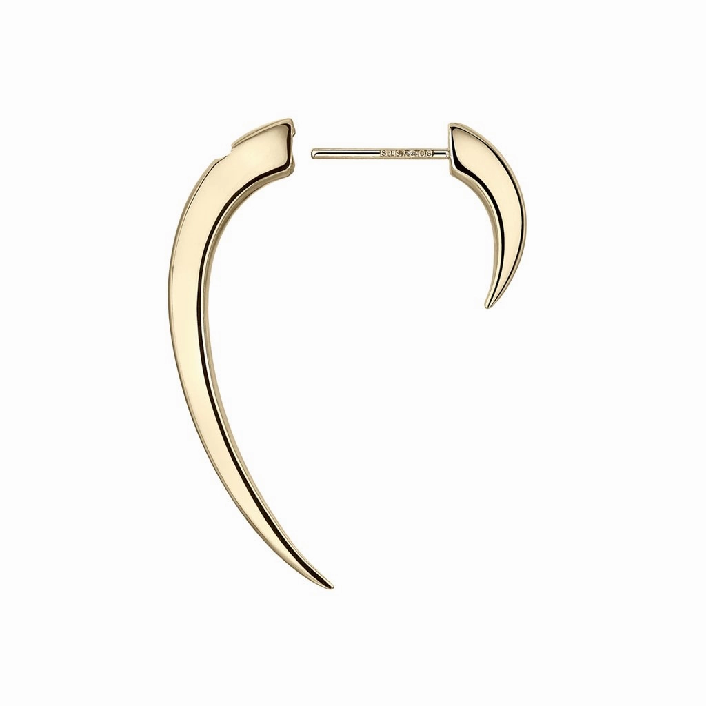 Shaun Leane Hook 18ct Yellow Gold Plated Sterling Silver Size 1 Earrings