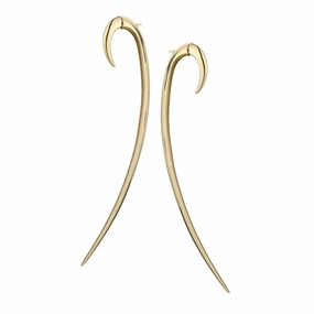 Shaun Leane Hook 18ct Yellow Gold Plated Sterling Silver Size 4 Earrings