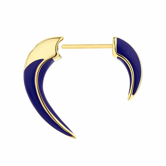 Shaun Leane Sabre Solis Talon 18ct Yellow Gold Vermeil Sterling Silver Atlantic Ceramic Earrings
