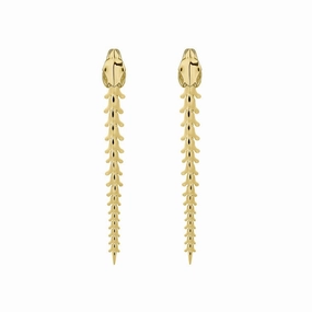Shaun Leane Serpent Trace 18ct Yellow Gold Plated Sterling Silver Drop Earrings