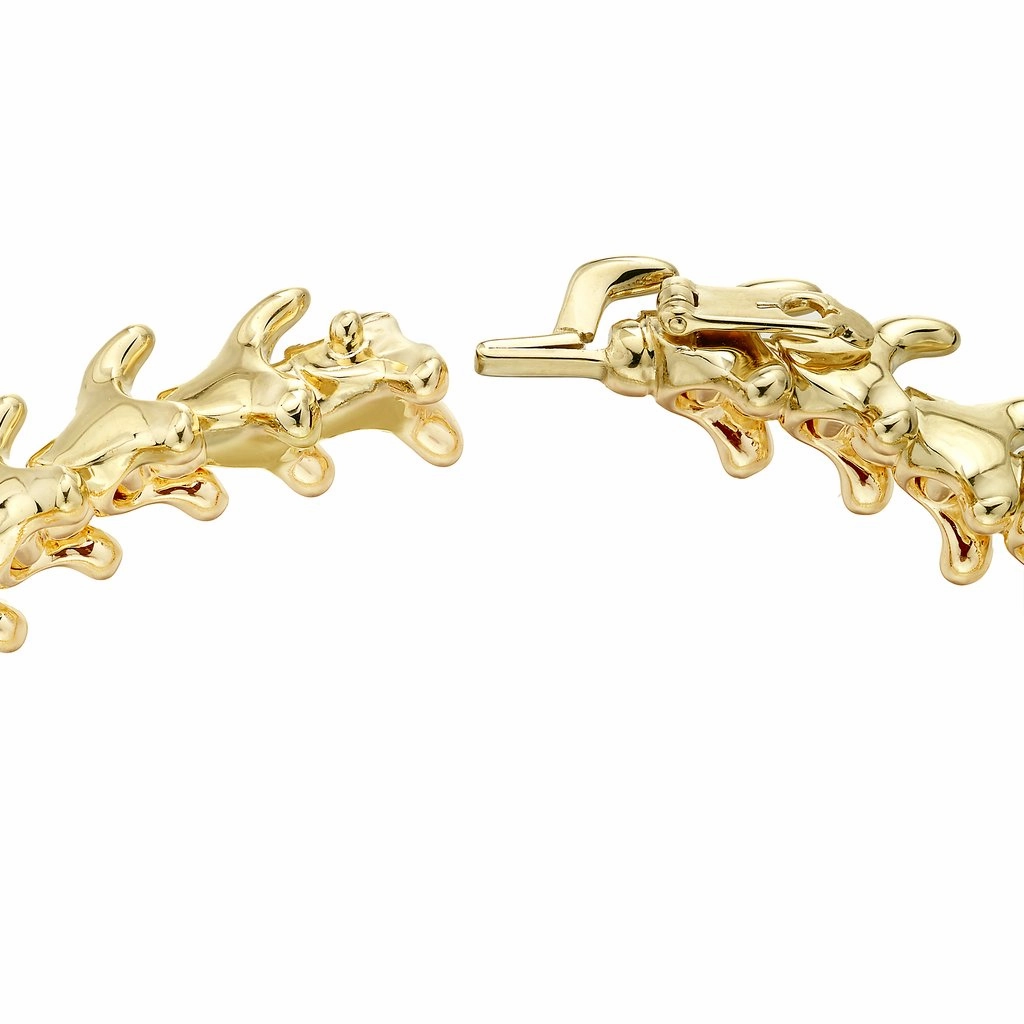 Shaun Leane Serpent Trace 18ct Yellow Gold Plated Sterling Silver Wide Bracelet