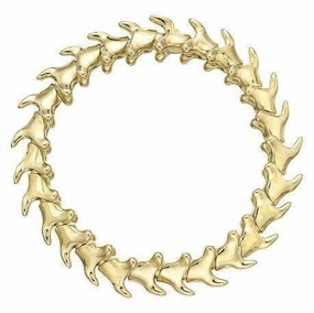 Shaun Leane Serpent Trace 18ct Yellow Gold Plated Sterling Silver Wide Bracelet