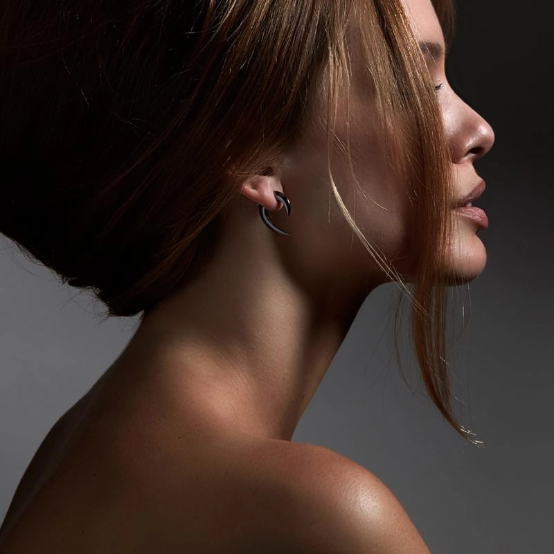 Shaun Leane Talon Sterling Silver Black Rhodium Earrings