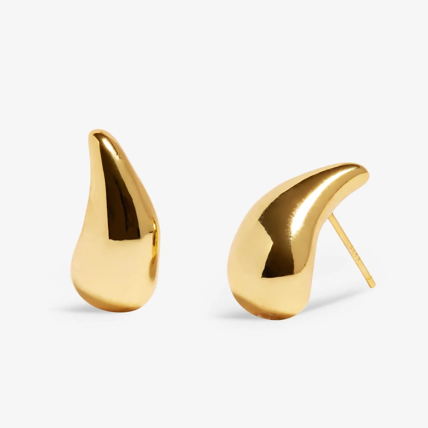 Soul Shine Droplet Gold Plated Earrings 7602