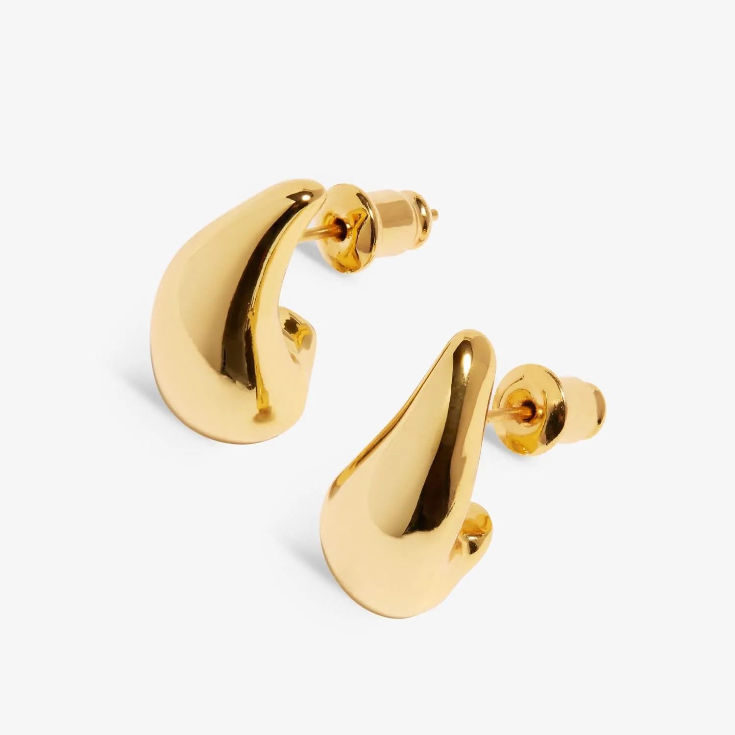 Soul Shine Droplet Gold Plated Earrings 7602