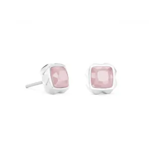 Stainless Steel Rose Silver Ear Studs 1200/21-1917