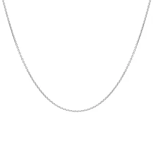Sterling Silver 18 Inch Diamond Cut Trace Chain