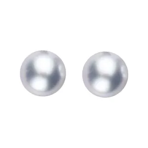 Sterling Silver 5mm Grey Freshwater Pearl Stud Earrings