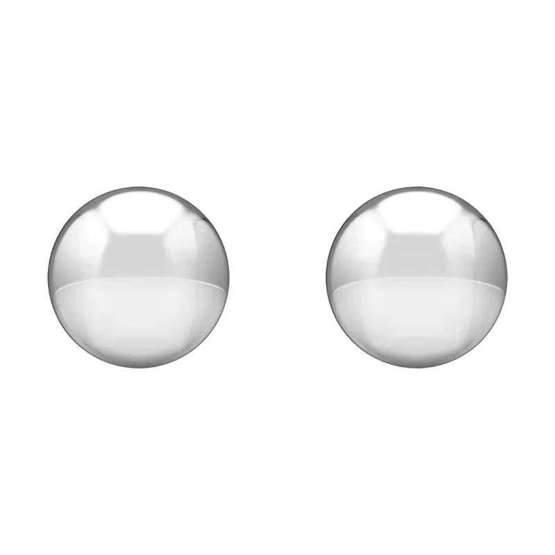 Sterling Silver 8mm Ball Stud Earrings