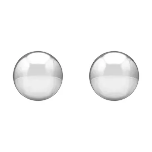 Sterling Silver 8mm Ball Stud Earrings
