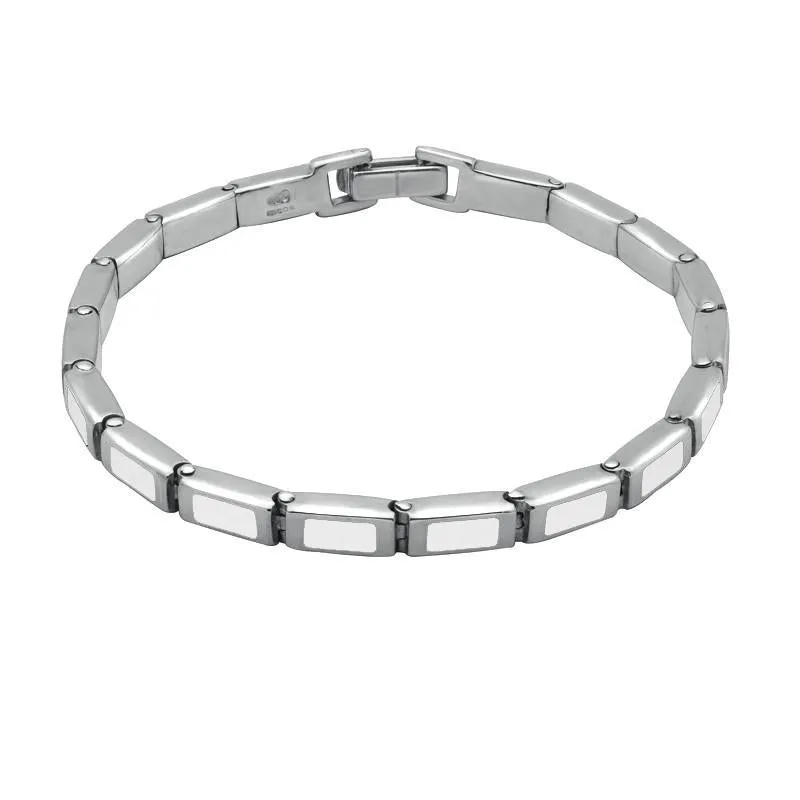 Sterling Silver Bauxite Petite Oblong Bracelet