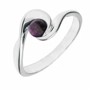 Sterling Silver Blue John Wave Ring