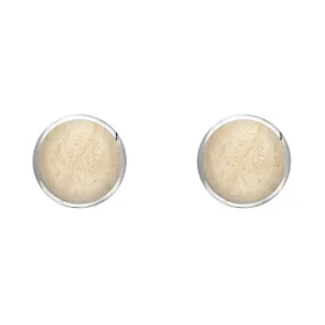 Sterling Silver Coquina 5mm Classic Small Round Stud Earrings
