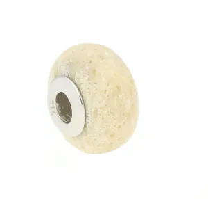 Sterling Silver Coquina Bead