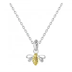 Sterling Silver Dinky Bee Gold Plate Pendant 9465GD
