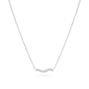 Sterling Silver Ellera Waves Pianura Necklace SJ-N3859