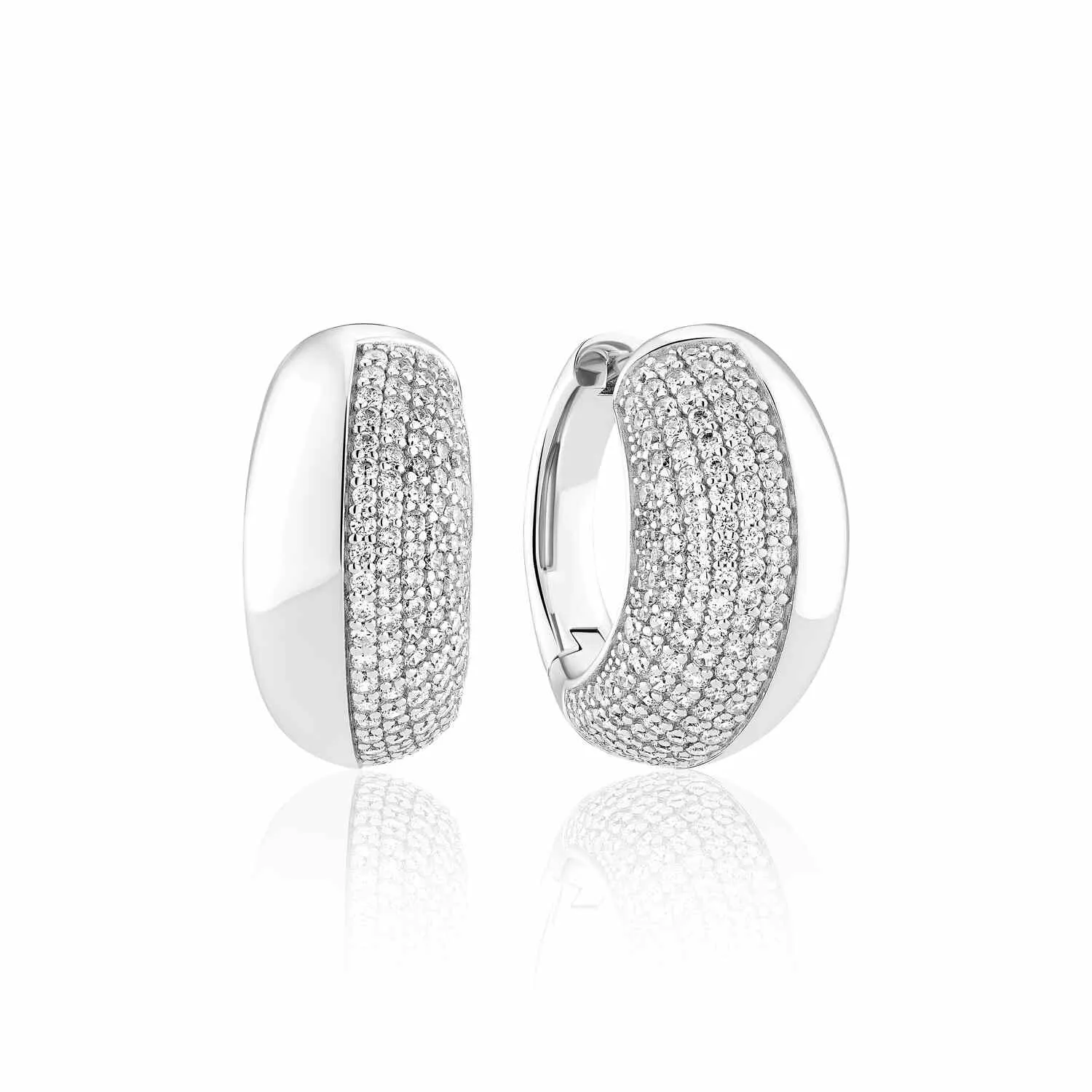 Sterling Silver Fasano Piccolo Earrings SJ-E2487-CZ