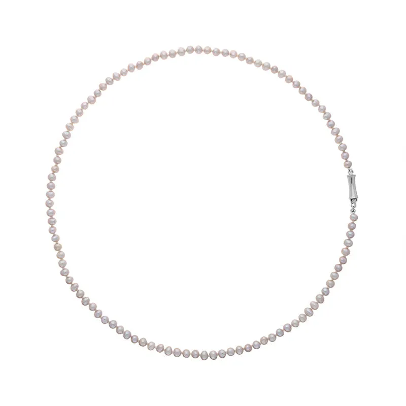 Sterling Silver Freshwater Pearl Necklace D