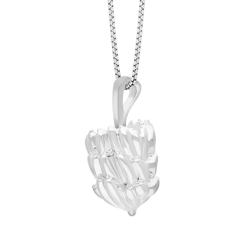 Sterling Silver House & Garden Oxidised Banana Bunch Small Pendant D