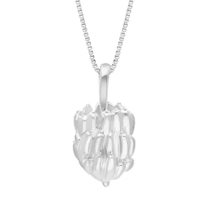 Sterling Silver House & Garden Oxidised Banana Bunch Small Pendant D