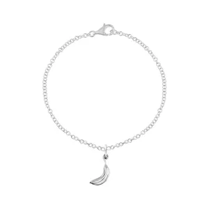 Sterling Silver House & Garden Oxidised Banana Chain Bracelet D