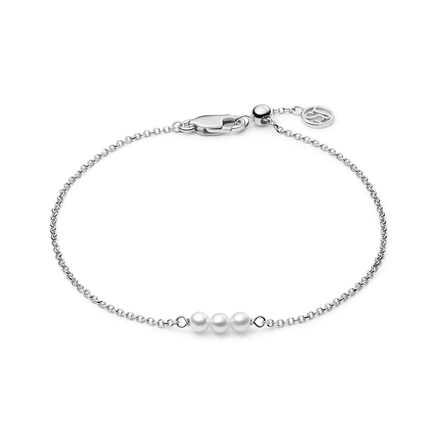 Sterling Silver Perla Cinque Bracelet SJ-B2735-P