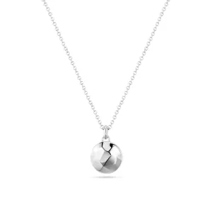 Sterling Silver Roccia Circolo Necklace SJ-P2727