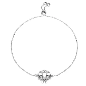 Sterling Silver Sheep Adjustable Bracelet
