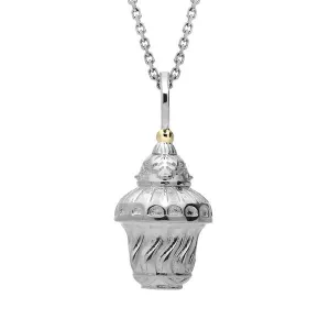 Sterling Silver Small Sculptural Necklace