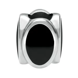 Sterling Silver Whitby Four Stone Oval Charm